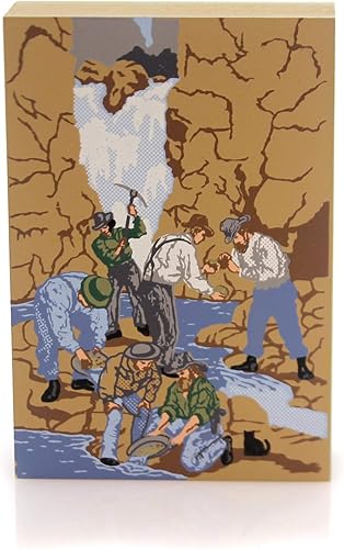 The Cat's Meow Village F J Designs 3.50 pulgadas 49Ers, madera, accesorio California Gold Rush, edificios coleccionables de vacaciones, 2999