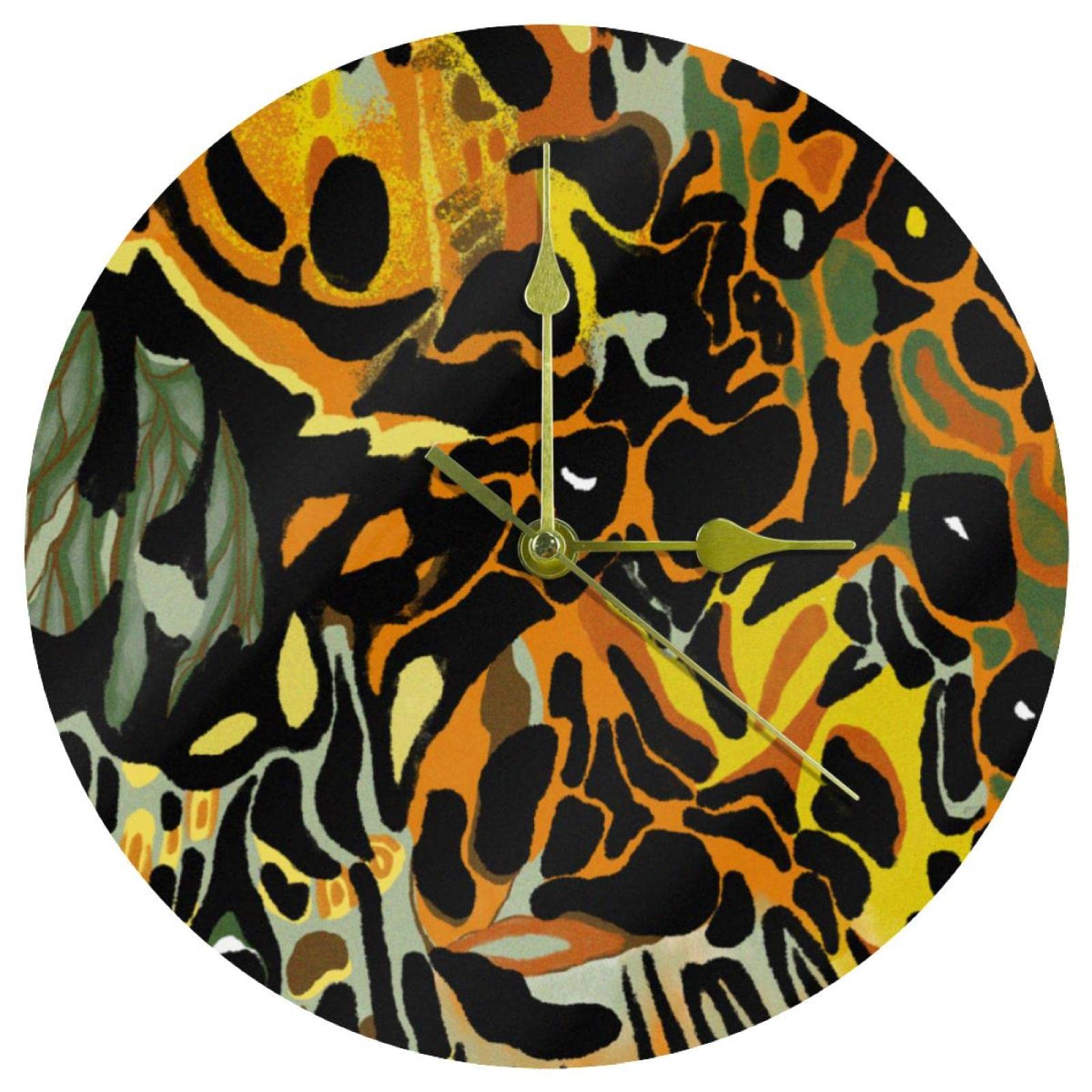 Horloge murale acrylique papillon 24 cm silencieuse pour salon et bureau zen