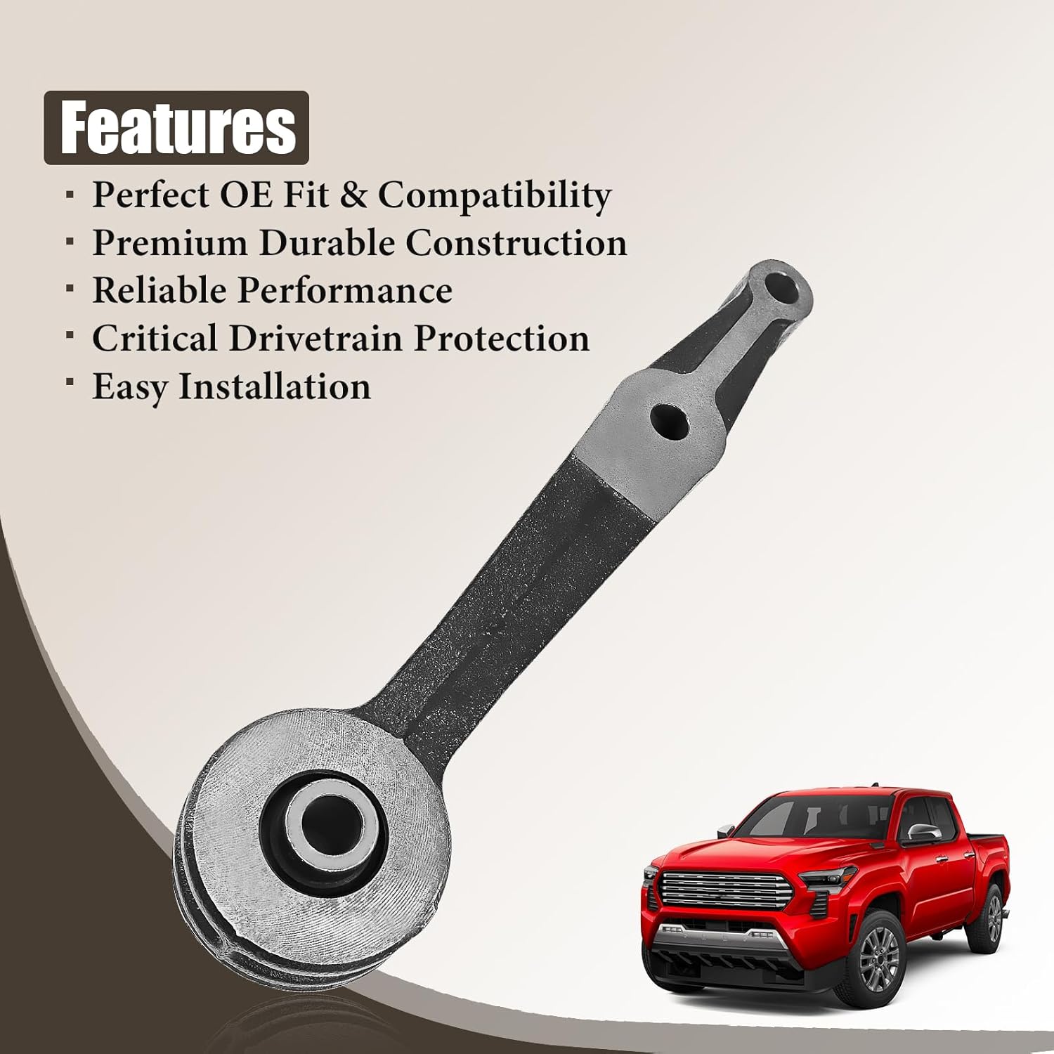52380-60021 Front Right Differential Support Compatible with Toyota Tacoma 2005-2024 for 4Runner for Lexus GX470 2003-2009 for Toyota FJ Cruiser 2007-2010 Replace 5238060021