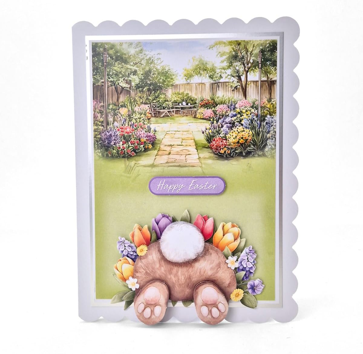 Katy Sue Die Cut Decoupage – Bunny Kisses & Fluffy Tails (Pack of 8) – 16 Cute Bunny Designs – Premium 150gsm Paper – UK Made Card Making Supplies