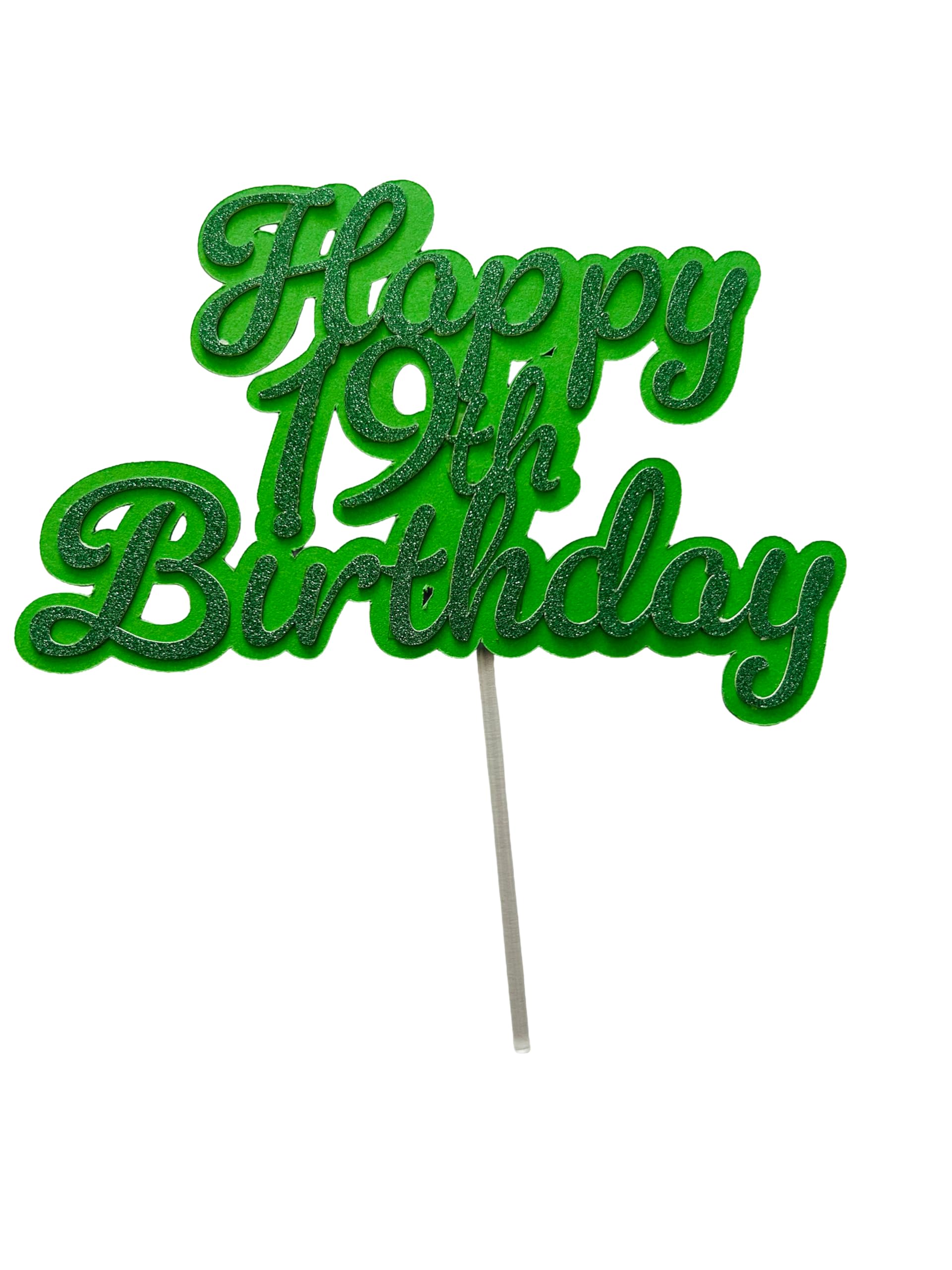 Age cake toppers (19 Green) — image 1