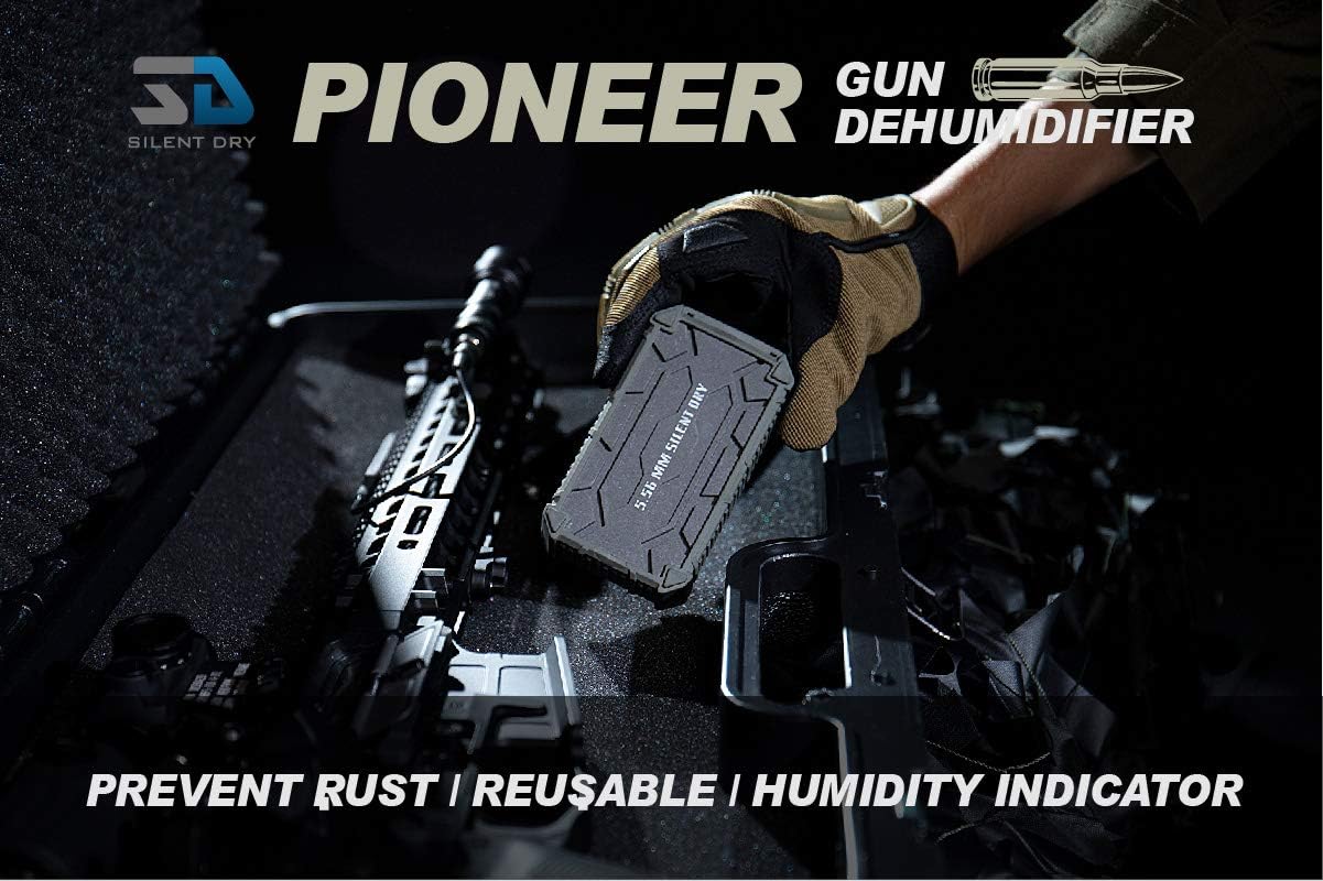Gun Safe Dehumidifier, Wireless, Reusable, Portable Dryer, Safe mini mold remover for Gun/Camera/Instrument, Pioneer and Invisible
