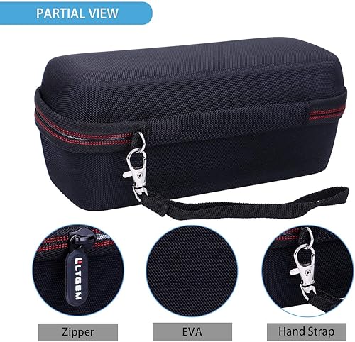 Miniatura 3 de LTGEM Funda rígida de EVA para altavoz Bluetooth portátil JBL FLIP 5 o JBL FLIP 6, impermeable, bolsa de almacenamiento protectora de viaje