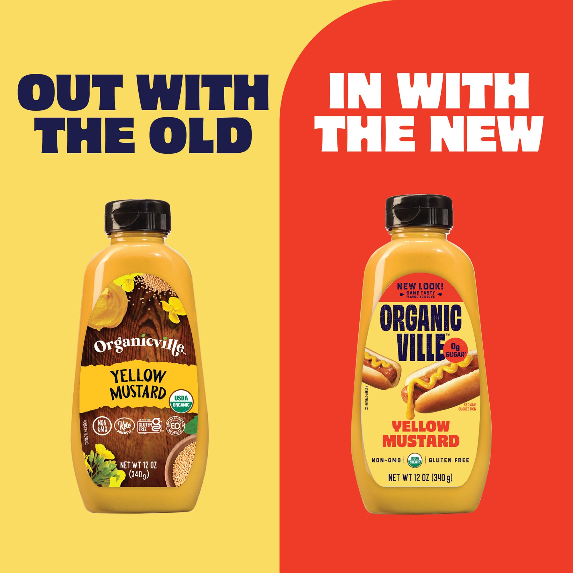 Amazon.com : Organicville Yellow Mustard - Mustard Yellow Organic