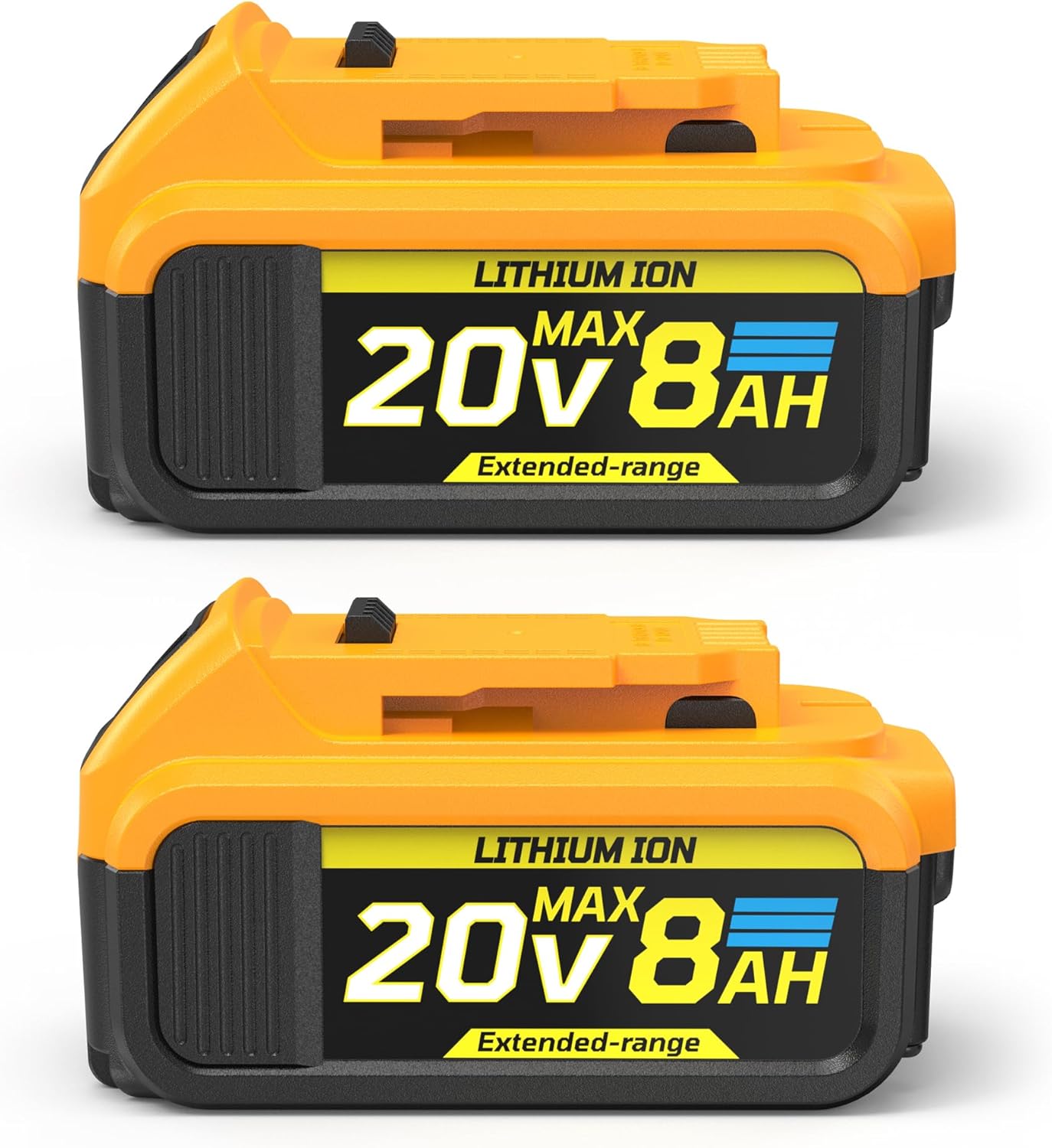 DCB205 DCB200 Battery Compatible with Dewalt 20V 8000mAh Li-ion Baterías, with Cordless Power Tools 20 Volt Batteries Compatible with Animal Series Cordless Vacuum