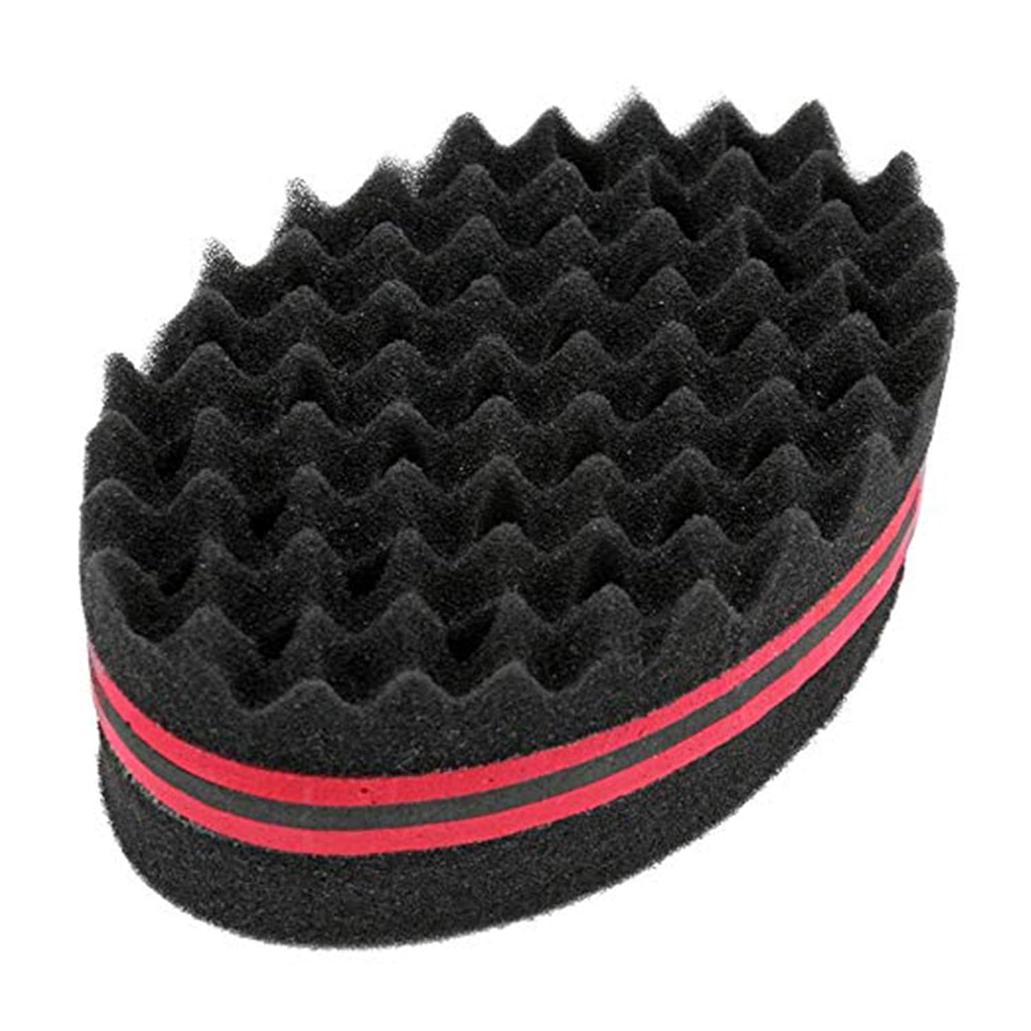Hair Sponges for Black Men Curls, 2 Pack Small Hole Barber Hair Sponge Brush, Locking Twist Hair Curl Sponge for Afro Women Kids Wave Hair Care Tool