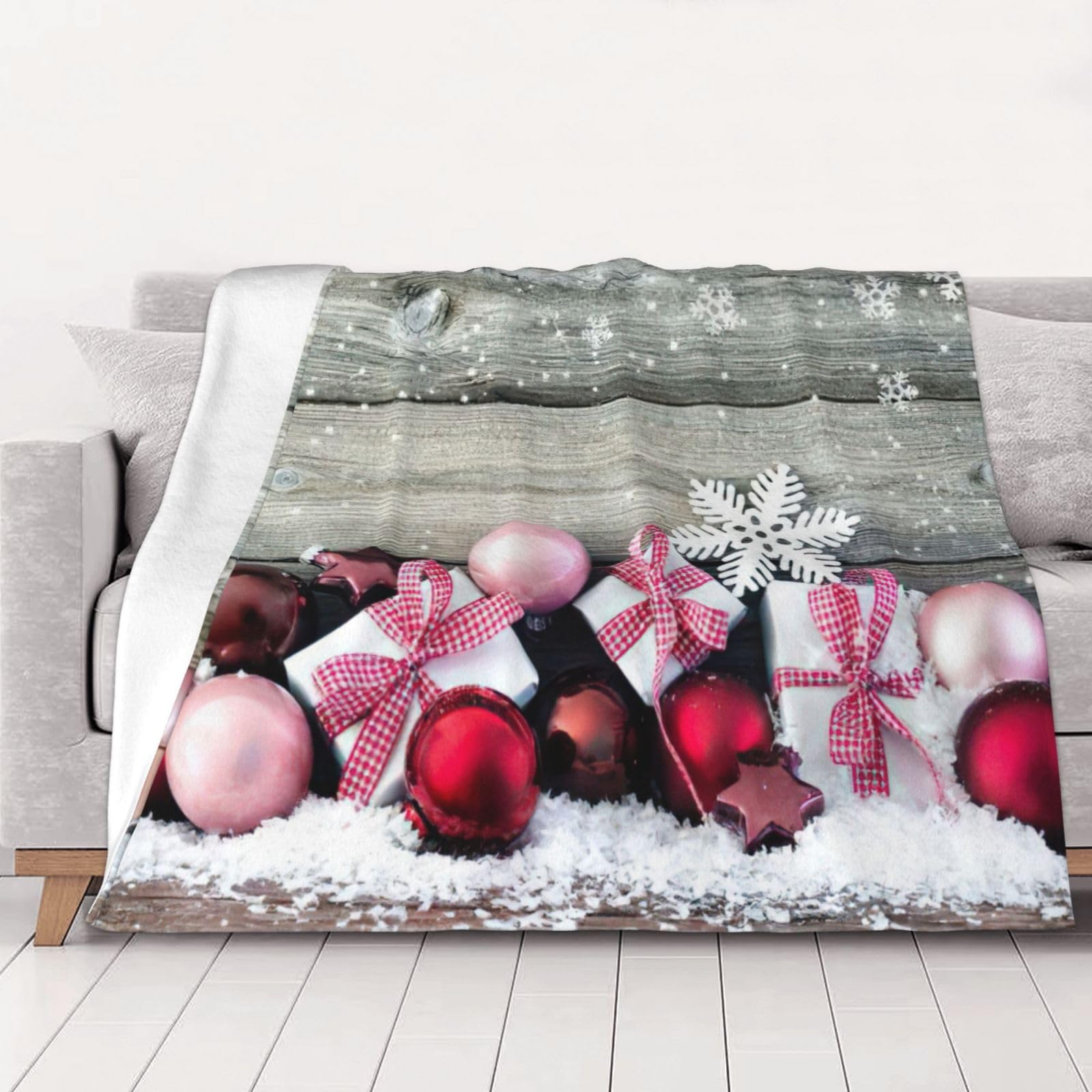 Couverture en flanelle cadeau de Noël idéal pour sublimer un canapé
