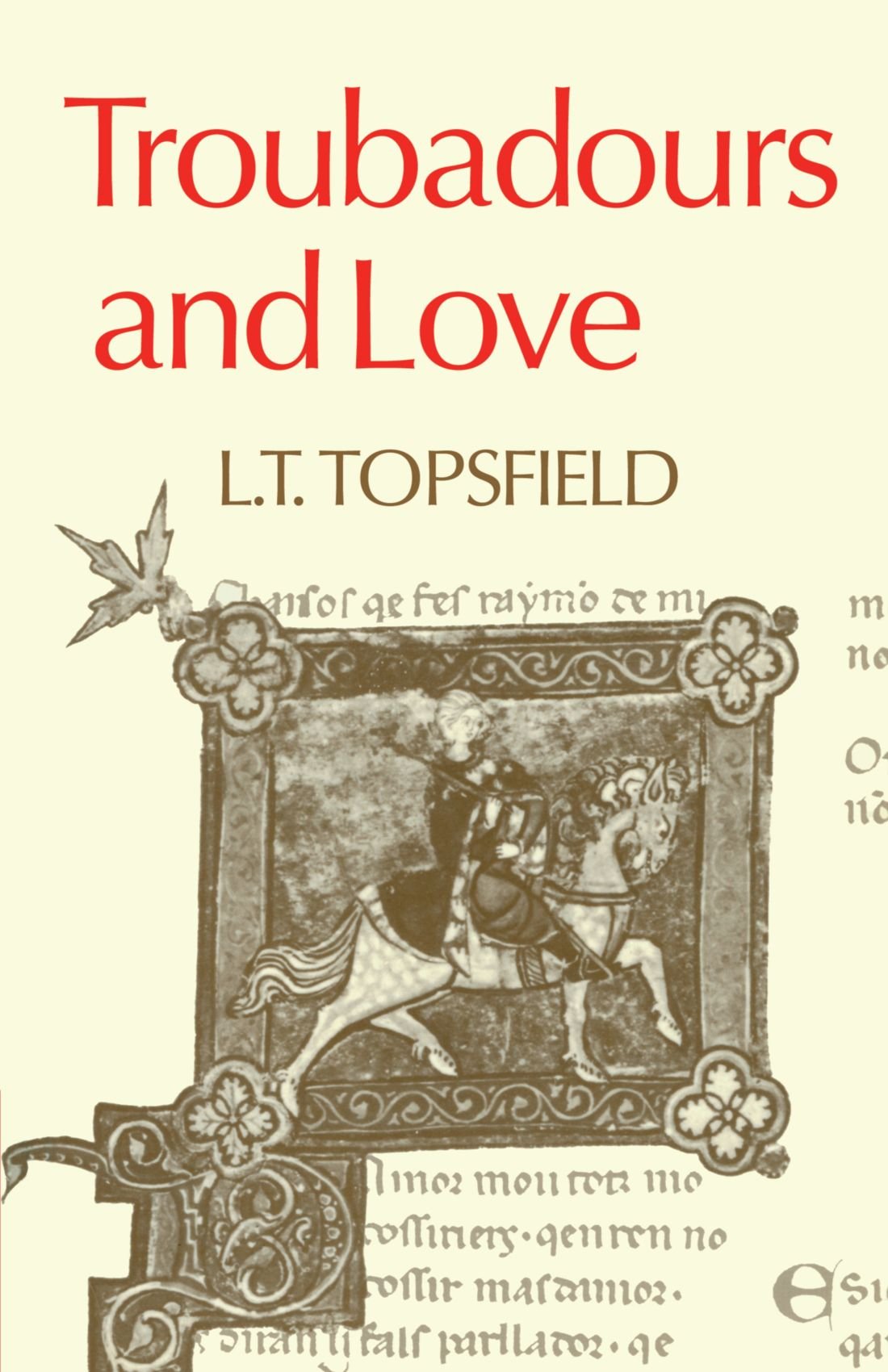 Troubadours and Love Topsfield Paperback Cambridge University Press