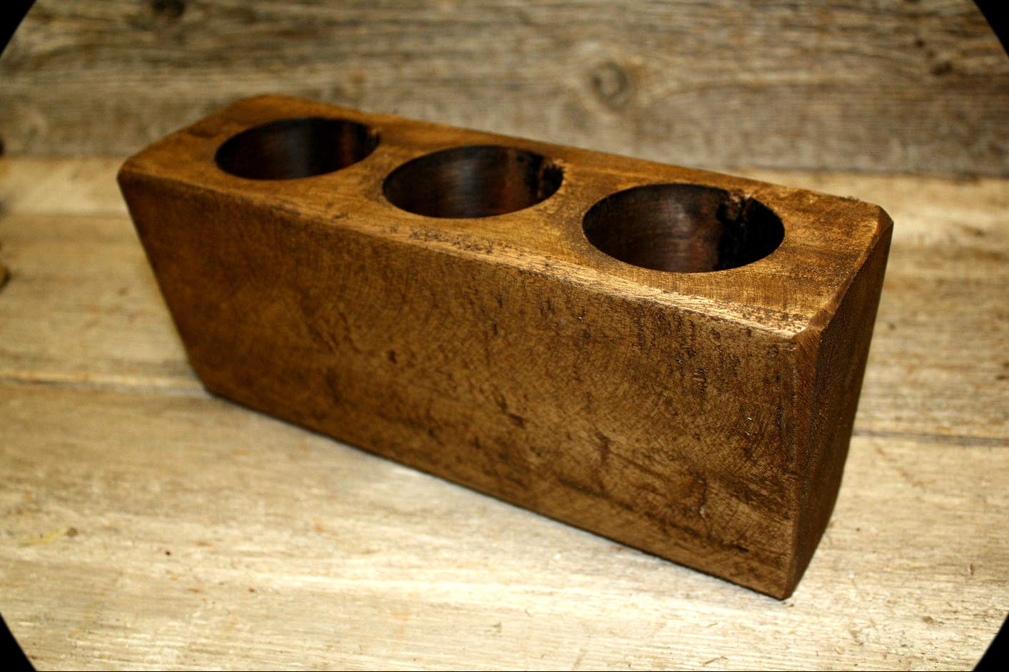 Lot of 20, 3 Hole Wooden Sugar Mold Wood Candle Holder Primitive Quality Supplies for Your Perfect Home Design by CharmingSS