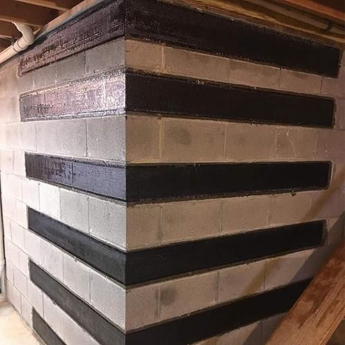 Miniatura 6 de DRICORE PRO Kit bidireccional de pared de esquina de reparación de hormigón (10 pies)  Juego todo en uno con fibra de carbono 4 veces de diez pies