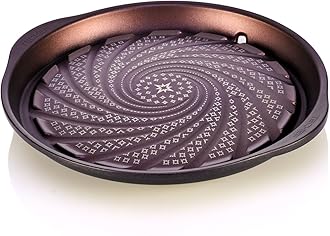TeChef Non Stick Aluminium Grill Pan (Purple)