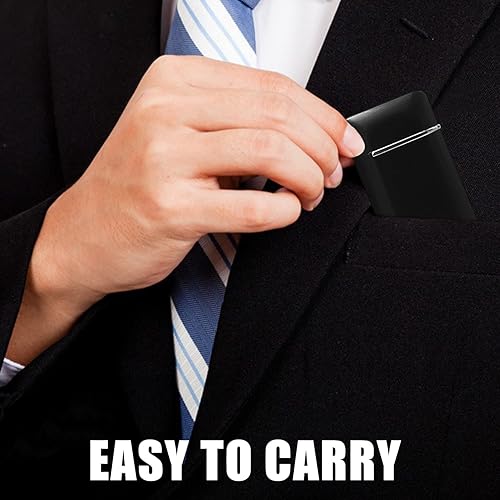 Miniatura 4 de Futlidys Paquete de 2 mini antorchas de butano recargable, encendedor de butano de doble llama con ventana visible, encendedor de chorro ajustable,