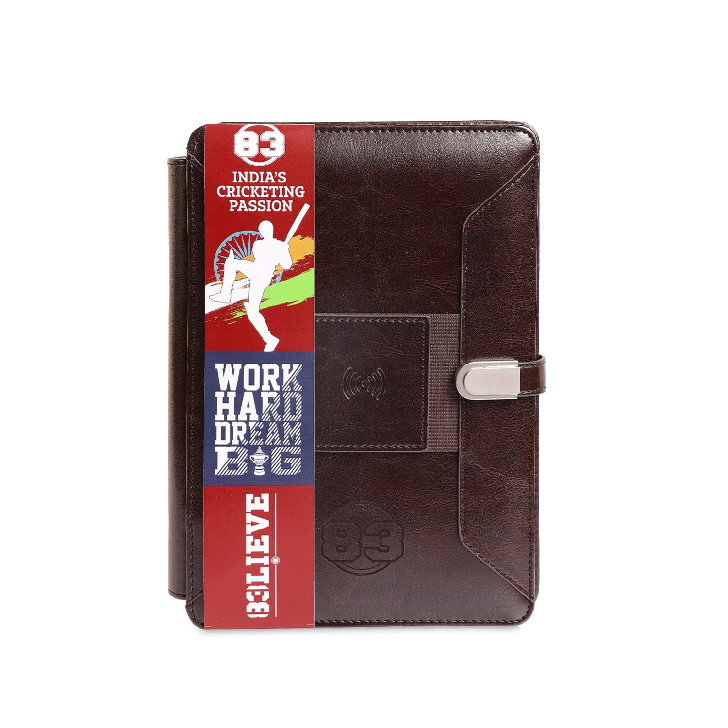 PENNLINE 8000 mAh Lithium Polymer 83 Power Bank and Flash Drive with 10W Fast Charging, Brown