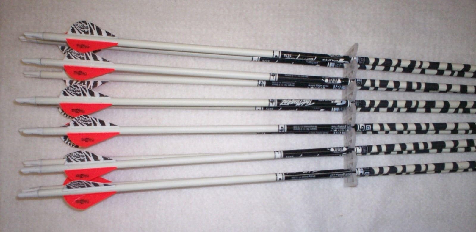 Ted Nugent Gold Tip 5575/400 Carbon Arrows w/Blazer Vanes 1 Dz.