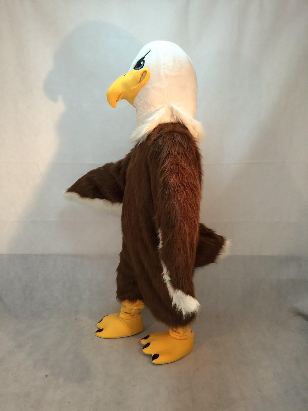 Fierce Mr. Majestic Eagle Long Hair Mascot Costume