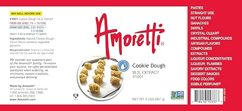 Miniatura 2 de Amoretti - Extracto de masa de galletas soluble en agua de 2 onzas - Altamente concentrado y perfecto para pasteles, salados, elaboración de cerveza