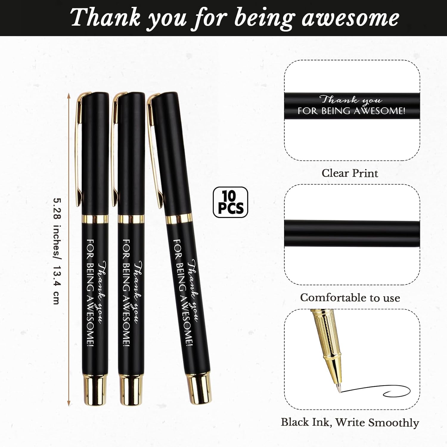 Tellingyou 20 Pcs Employee Appreciation Day Gifts Bulk for Social Worker with Inspirational Spiral Notebooks 2026 Weekly Planner to Do List Notepad Pens Thank You Gift for Coworker Teacher (Black) - Image 3