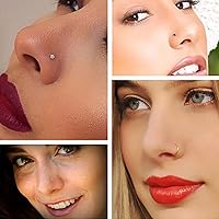 Vista 5 de Kit de autoperforación de nariz -Kits de punción nasal desechables con perforación de la nariz-Kits de pistola de perforación de nariz autoperforada