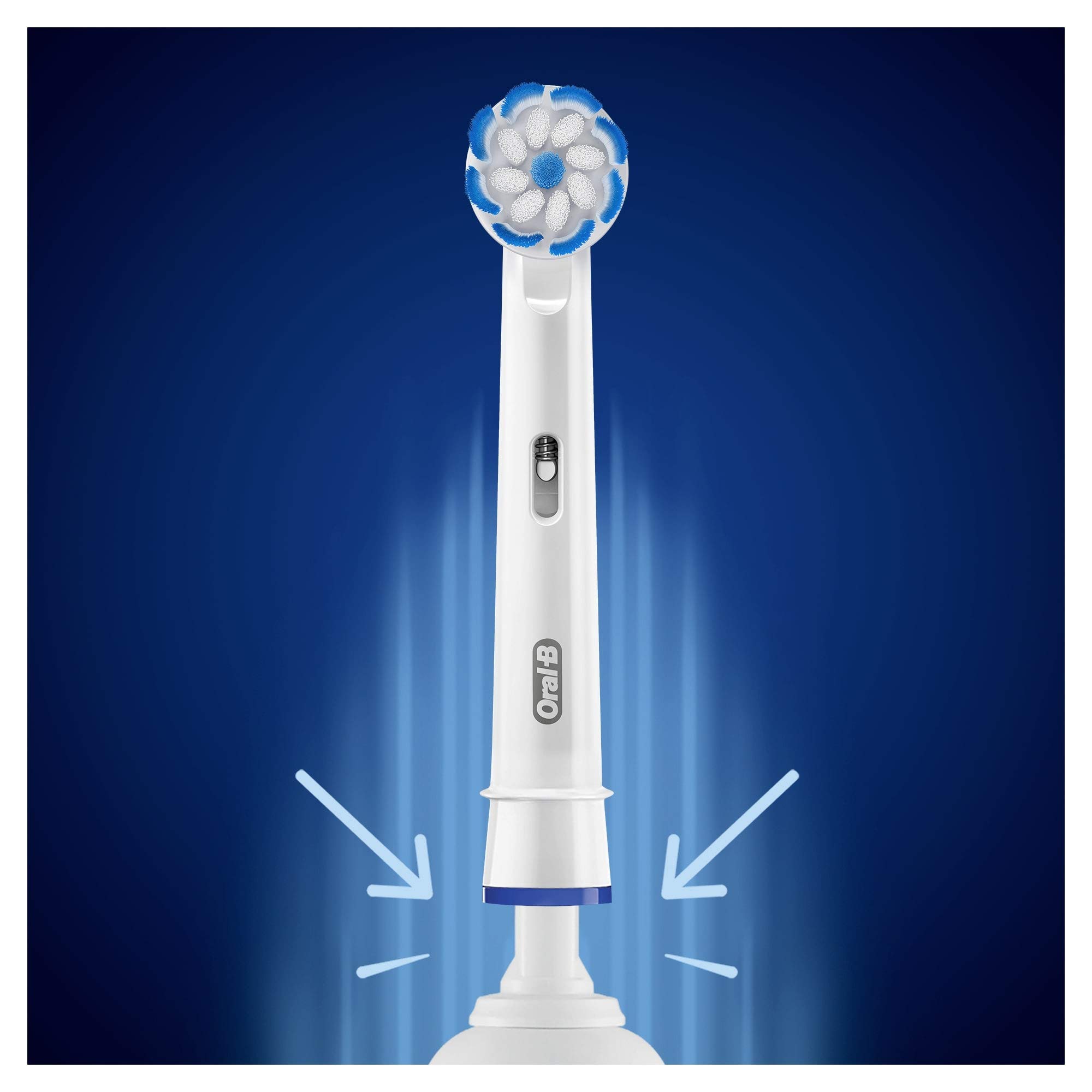 Oral-B Sensitive Clean, Pack de 10 Brossettes de Rechange, Embout, Pour Brosse à Dents Électrique Jusqu’à 100 % d’élimination de la Plaque Dentaire, Blanc