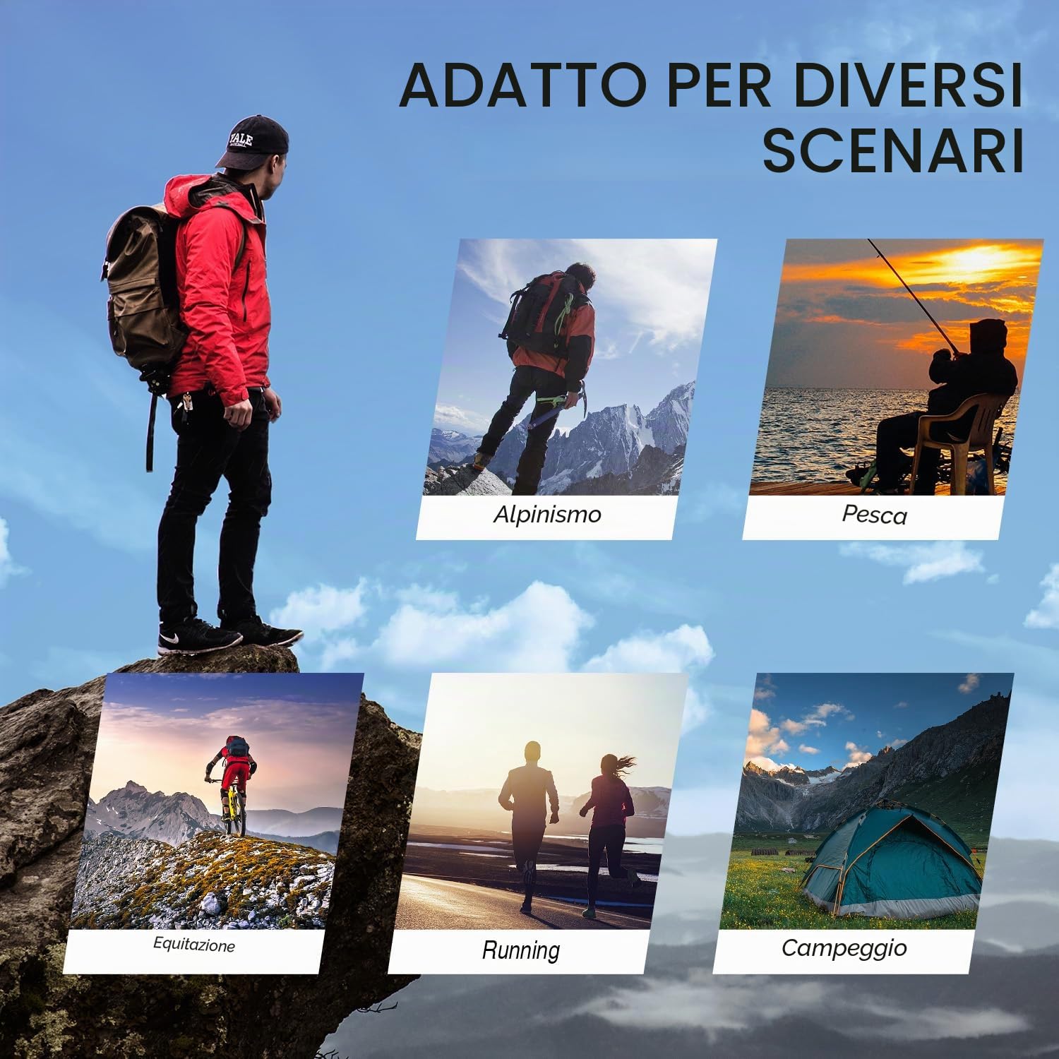 SUKUTU Giacca da Uomo all'aperto Impermeabile con Cappuccio Giacca da Trekking Leggera Softshell Foderato Traspirante