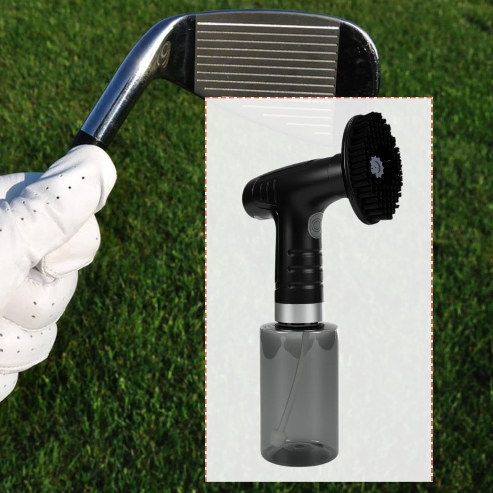 TISHITA Golf Club Cleaner Bürste Elektrisch Und Tragbar Golfzubehör mit Sicherem Haken Aus Pp Material Wasserdicht Einfache Anwendung für Golfer Sport Unterwe