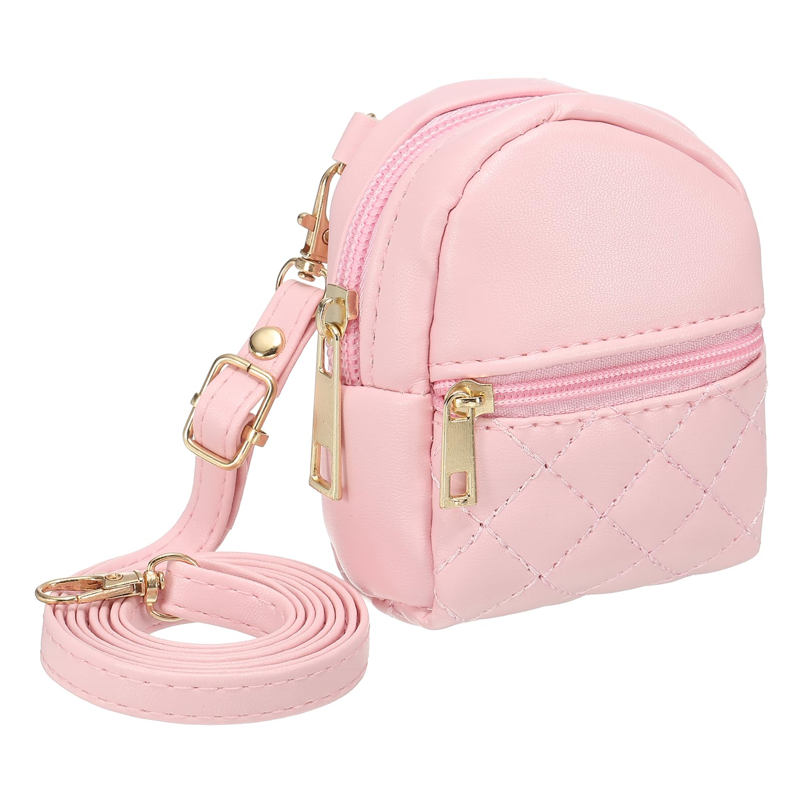 patikil Mini Backpack Cute Cosmetic Bag for Women, PU Leather Creative Crossbody Bag with Lanyard-picture-28