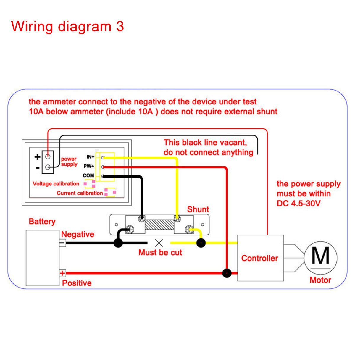 DEOK Digitale LED Voltmetro Amperometro 100V 10A DC Corrente Tensione Tester da Pannello 2in1
