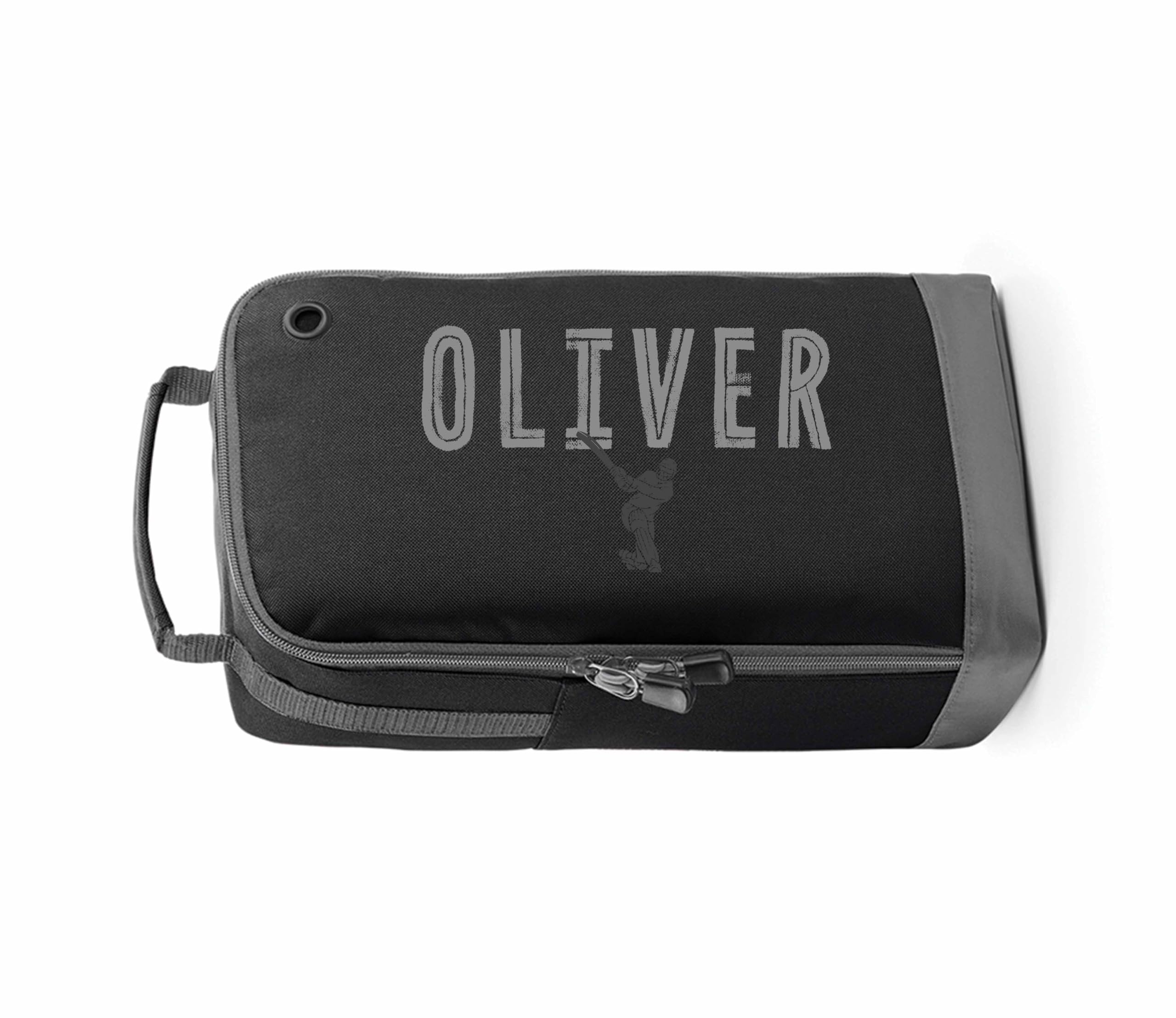 Personalised Cricket Boot Bag: Cricket Gifts for Boys & Girls - Shoe Bag for Cricket Gear Style 1