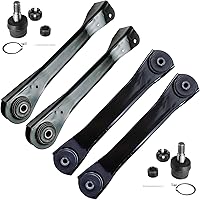 Vista 156 de Detroit Axle - Kit de extremo delantero para Chrysler 300 Dodge Charge 2011-2018 Challenger, 2 brazos de control traseros inferiores, 2 barras