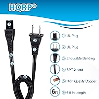 Vista 4 de HQRP Cable de alimentación de CA compatible con VIZIO E-Series E420D-A0 E420DA0 E420i-A1 E420iA1 E420i-B0 E420iB0 E480-B2 E480B2 E480i-B2 E480iB2