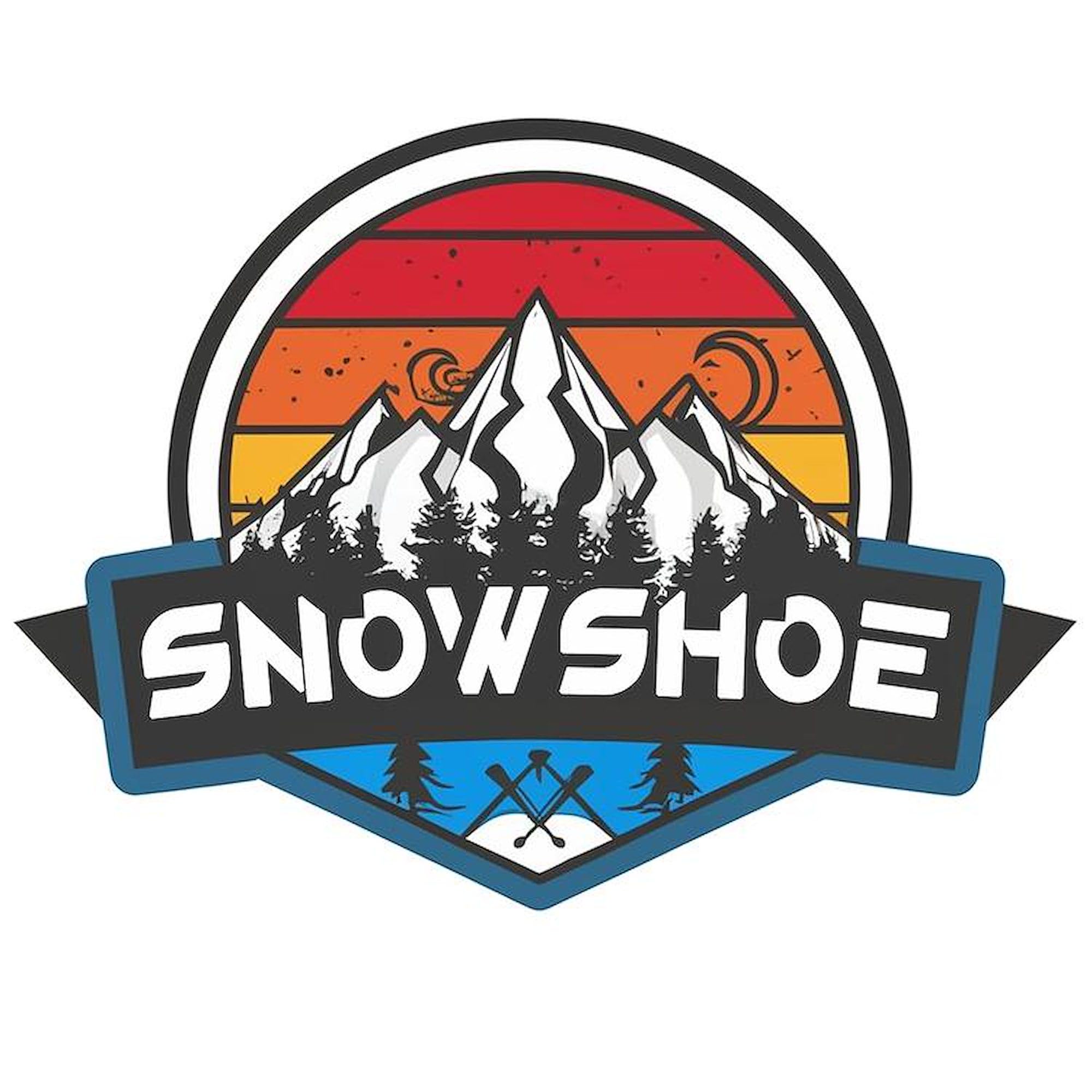 CafePress Snowshoe Mountain Snowshoe West Virginia Square Car Magnet, Magnetic Bumper Display