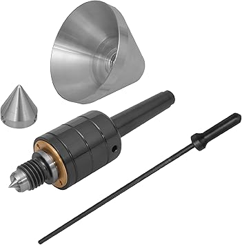 Savannah Heavy Duty Dual Bearing Live Center For Woodworking Lathes and Large or Small Wood Turning Projects. Ultra Smooth Live Center Performance with Minimal Play for MT2 Lathes
