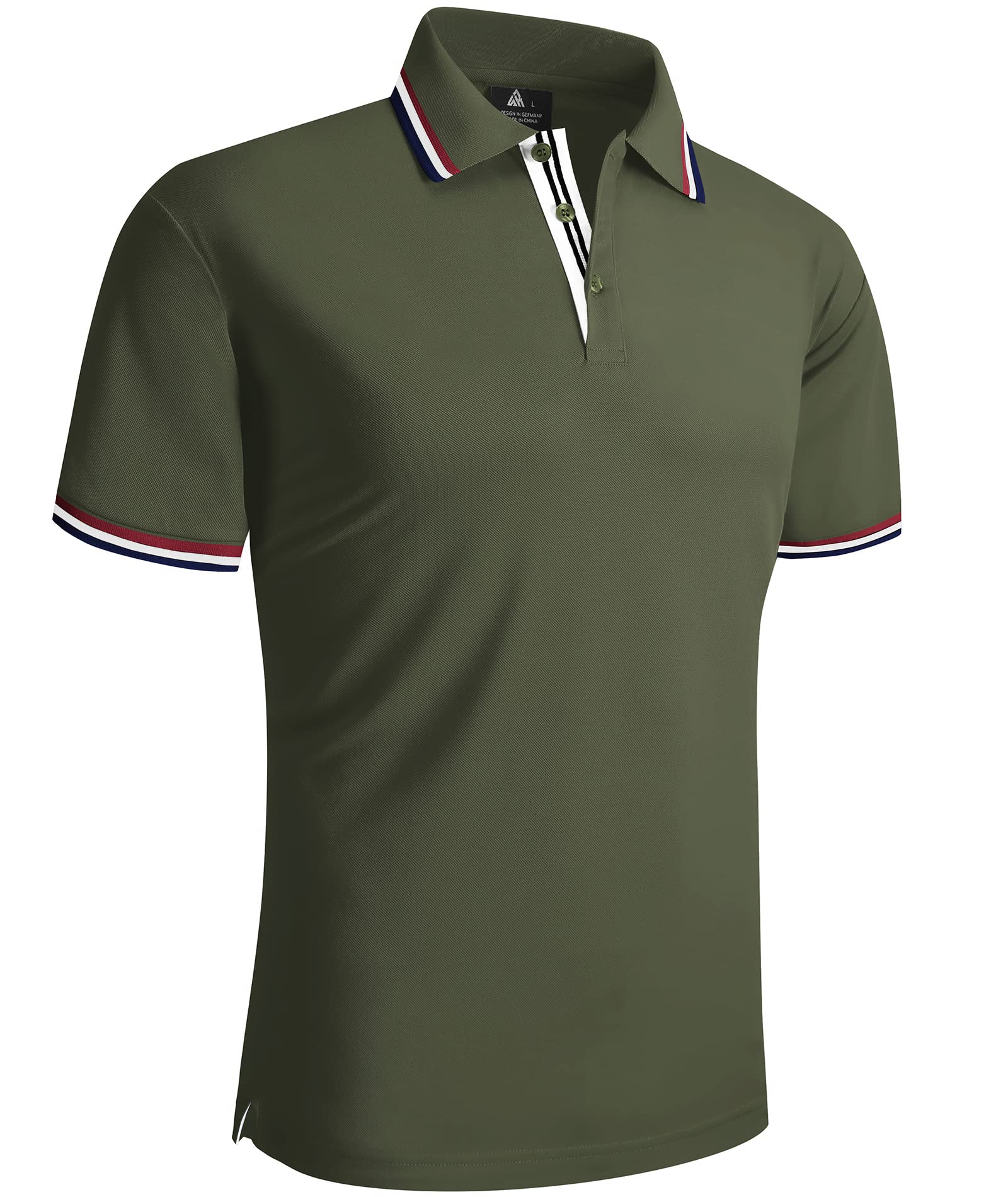 SwissWell Polo da Uomo Manica Corta Polo da Golf Estive Leggere e Traspiranti T Shirt da Lavoro Casual