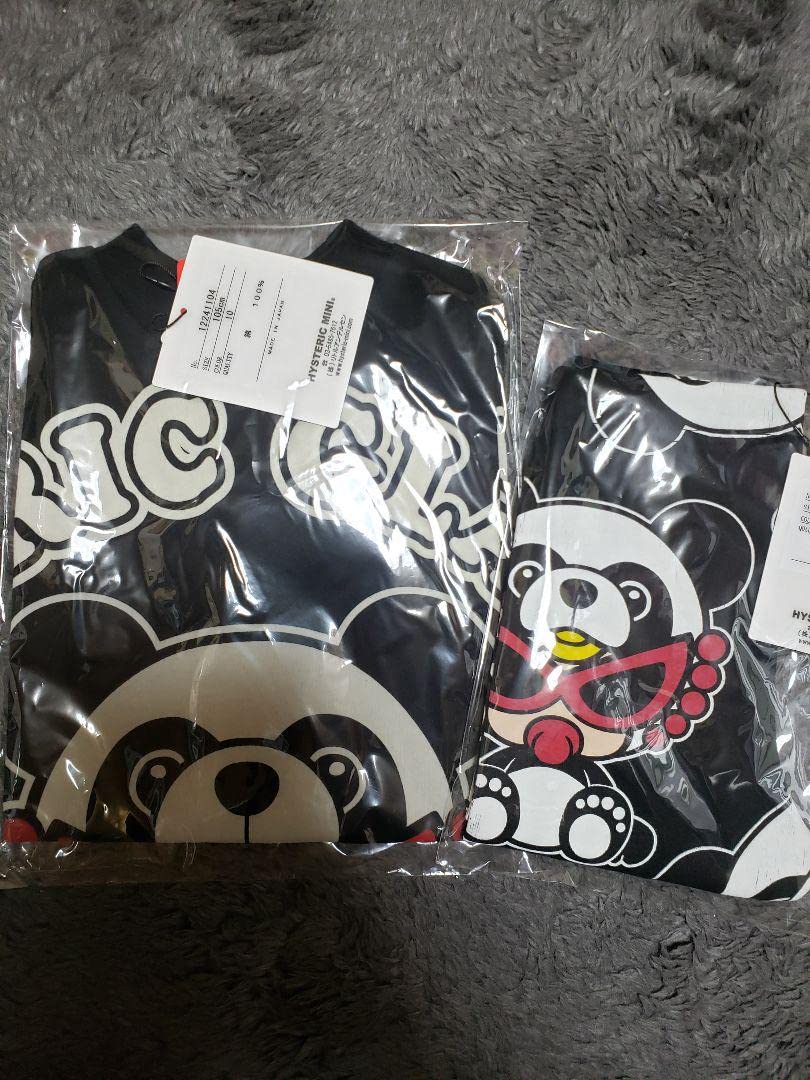 Amazon.co.jp: ヒステリックミニ パンダセット バルーンTシャツ  