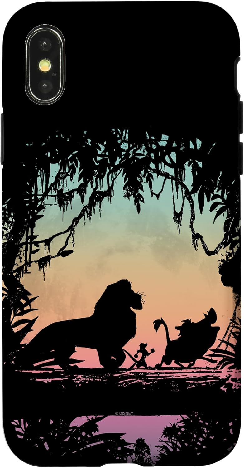 Disney The Lion King Group Shot Rainbow Silhouette Case for iPhone 13