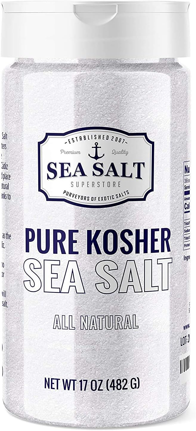 Kosher Sea Salt All Natural Kosher Grain Salt For