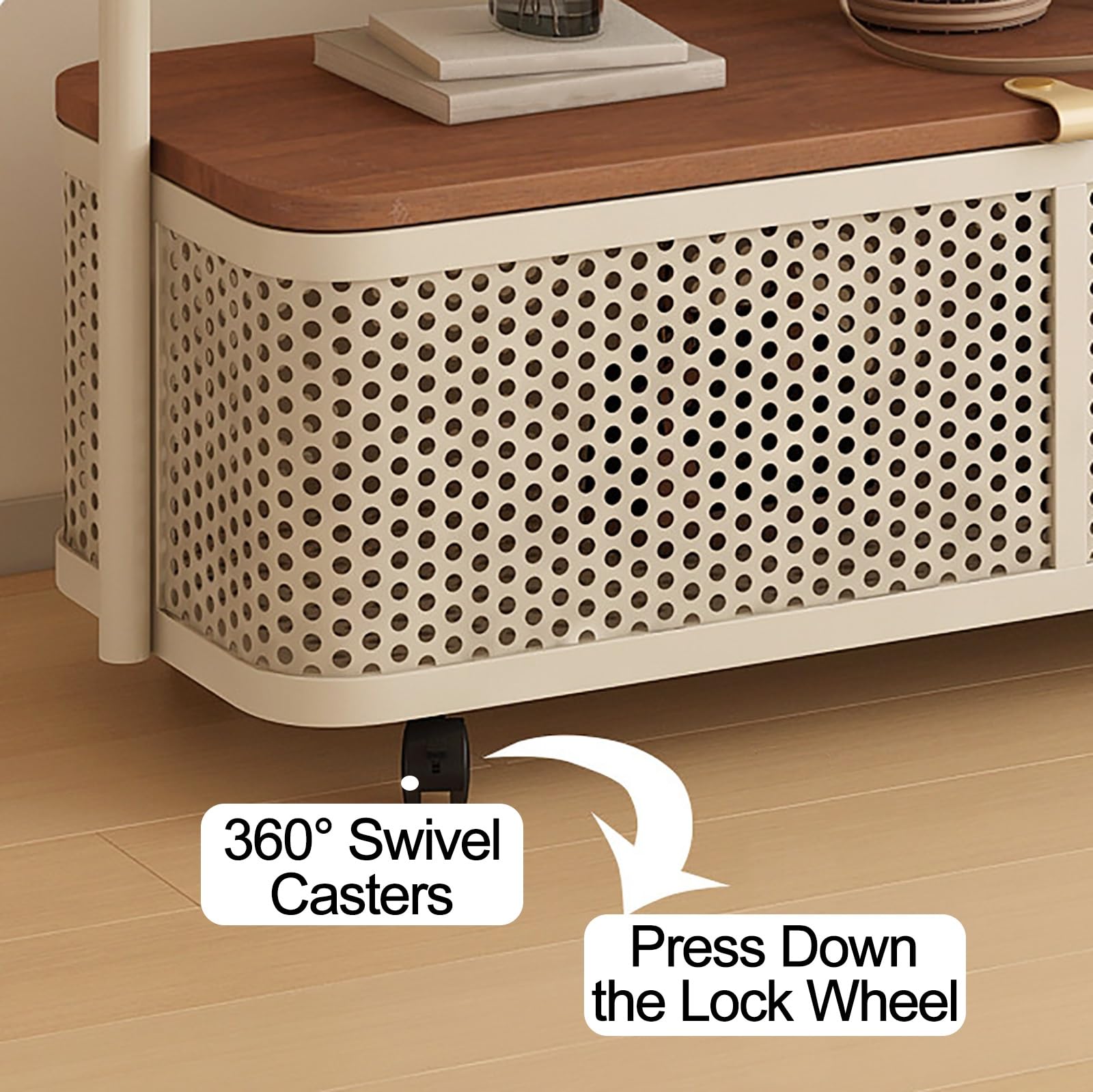 Perchero portátil de metal rodante, perchero para el hogar, dormitorio, cuarto de lavado, organizador de armario, diseño resistente, fácil de mover, solución de almacenamiento versátil
