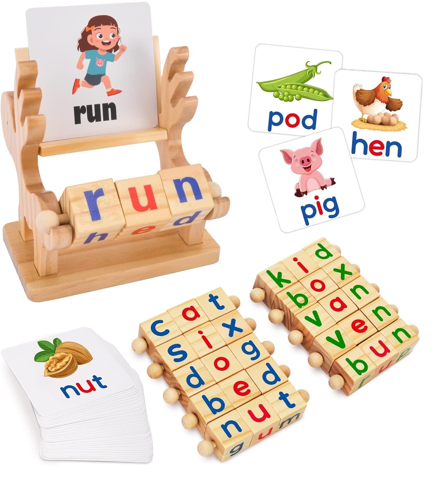 See full amazon price history chart for Bestie toys Wooden Reading Blocks,Montessori Toys for Toddlers 2 3 4 Years Old,Flash Cards Turning,Short Vowel Rotating Matching Letters Toy for Kids,Wooden Spelling Toy,Sight Word Games Bestie toys Wooden Reading Blocks,Montessori Toys for Toddlers 2 3 4 Years Old,Flash Cards Turning,Short Vowel Rotating Matching Letters Toy for Kids,Wooden Spelling Toy,Sight Word Games (B0D4R7KHKX) Amazon Price History, Amazon Price Tracker