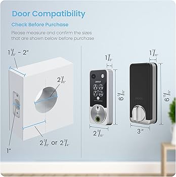 Lockly Vision Zeno Smart Lock with Video Doorbell Camera