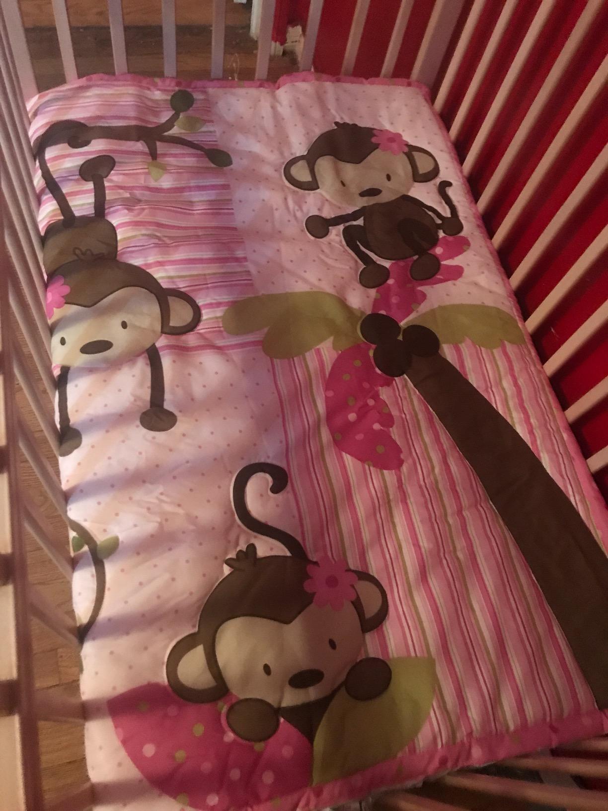 Little Bedding by NoJo Little Monkeys 3 Piece Porta Crib