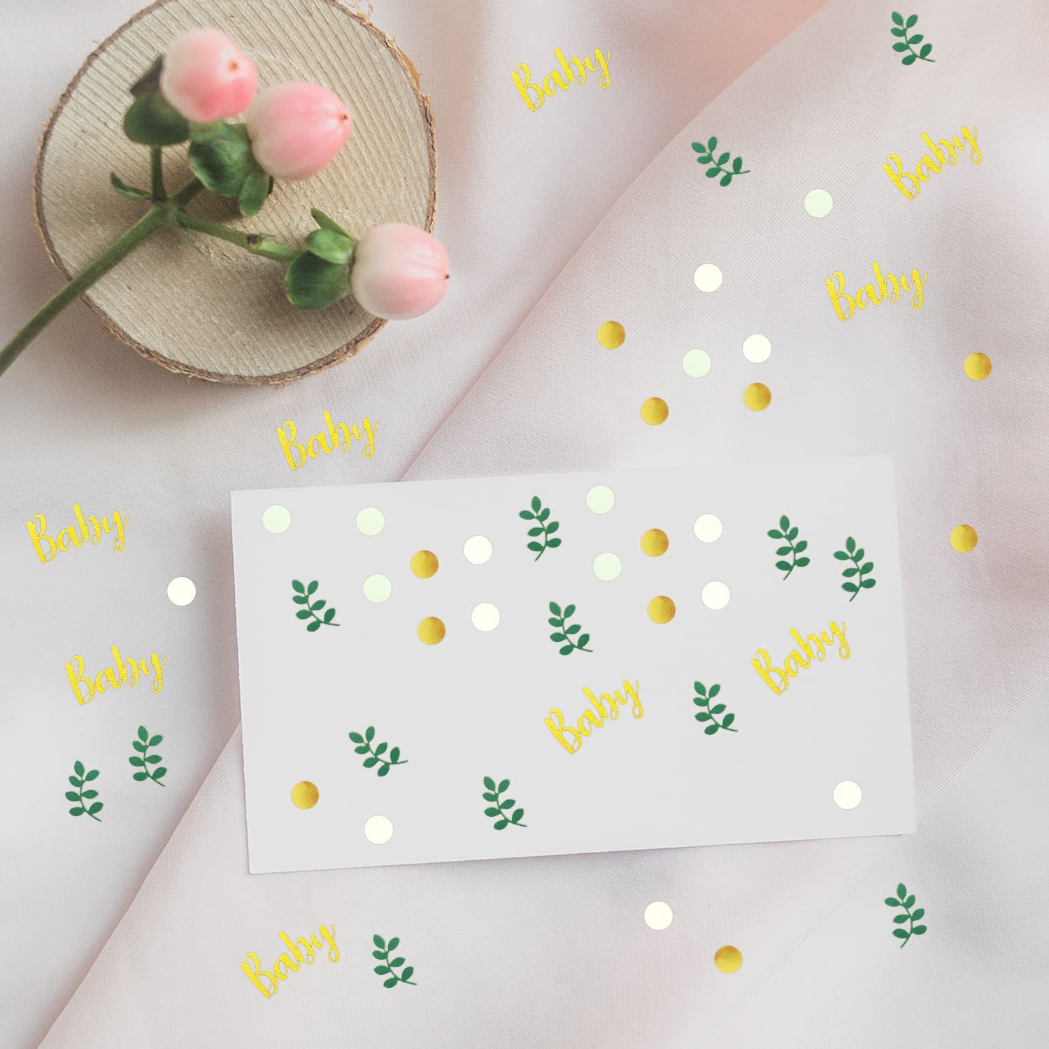 ALLY-MAGIC Coriandoli per baby shower, decorazioni per baby shower per baby shower Baby sesso rivelano decorazioni di compleanno della giungla Y6-LYBBZX