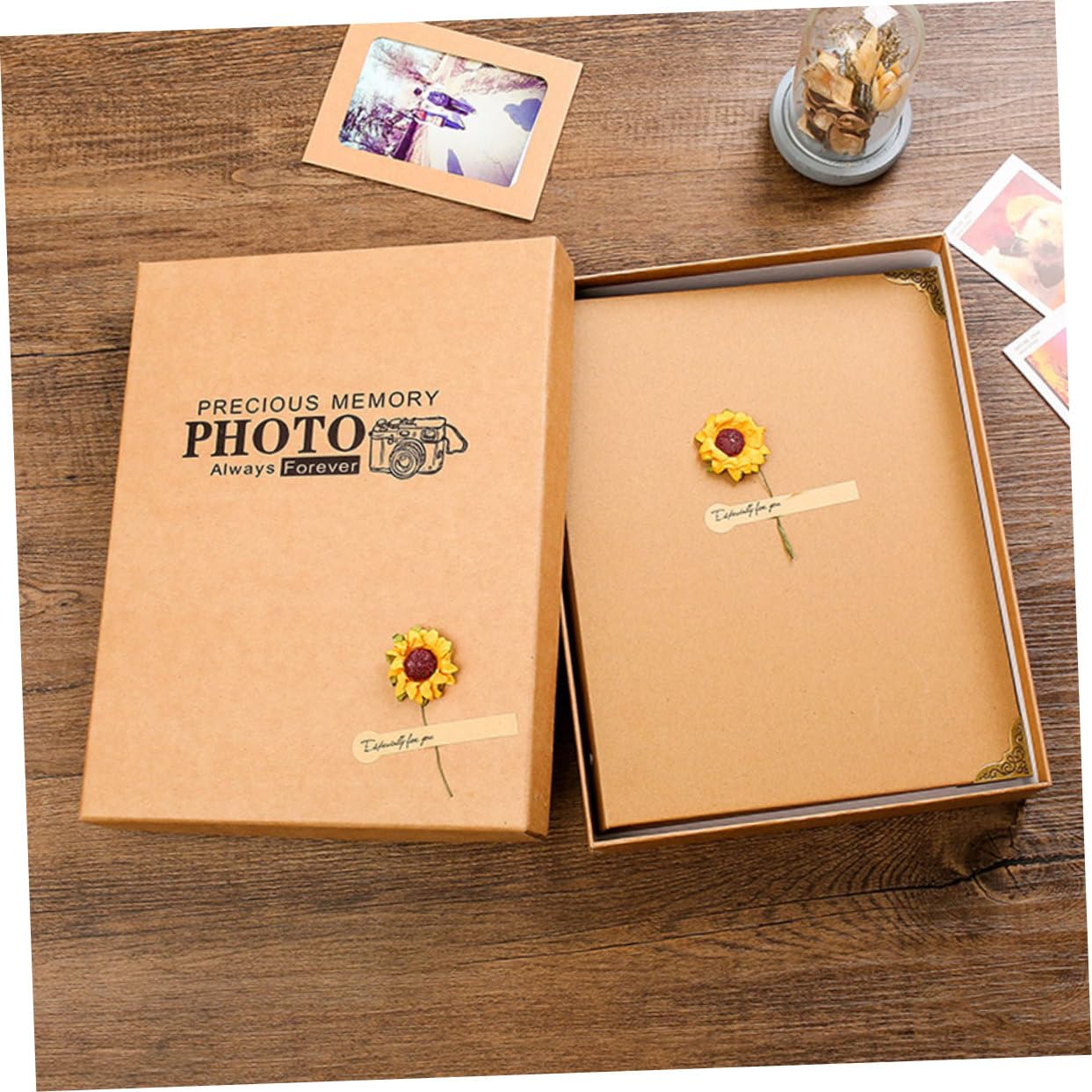 Álbum de Fotos Creativo Vintage 30 Páginas, de Papel Kraft