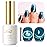 Imtiti Cat Eye Gel Nail Polish, 15ml Blue Green Crystal Glitter Cat Eye Gel Polish With Magnet Magnetic Holographic Galaxy Sparkly Soak Off UV Led Manicure
