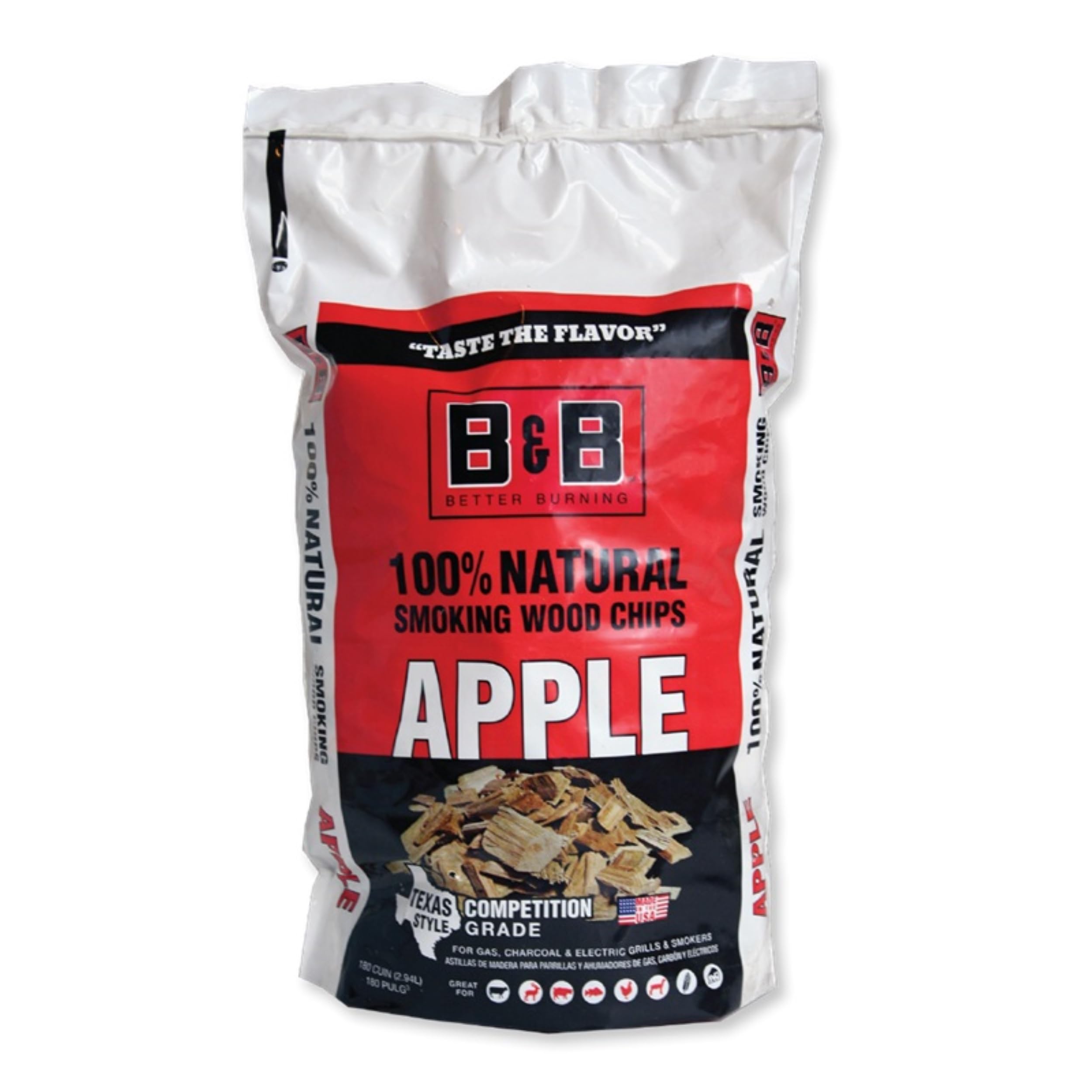 B&B Charcoal Wood CHIP Apple 180 CUIN