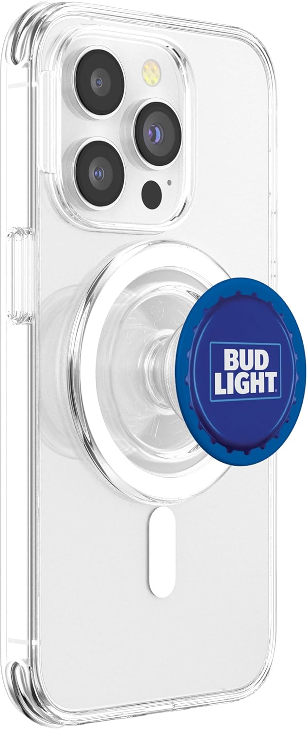 Bud Light Beer Cap PopSockets Stand for Smartphones & Tablets PopSockets PopGrip for MagSafe