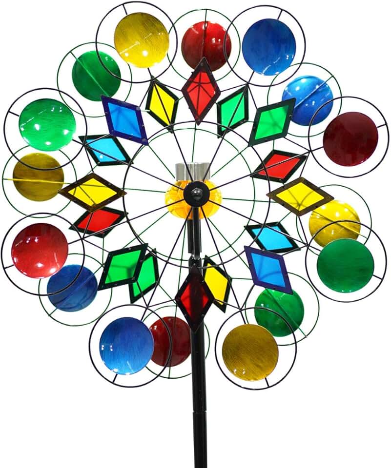 solar wind spinners with lights