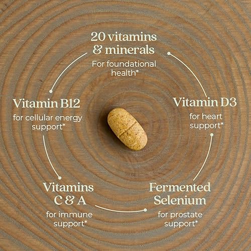 Miniatura 3 de Tabletas multivitamínicas para hombres de más de 40 años uso diario de New Chapter 370 1 1