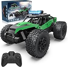 Voiture Télécommandée Tout Terrain, 1:20 Voiture de Course Radiocommandée 2.4Ghz RC Camion Telecommande Rechargeable Monster Truck Jouet Garçon Jeu Extérieur Intérieur Cadeau Enfant 6 À 14 Ans
