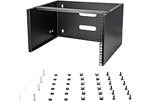 StarTech.com 6U Wall-Mount Low Profile Server Rack Cabinet for Shallow IT Equipment...