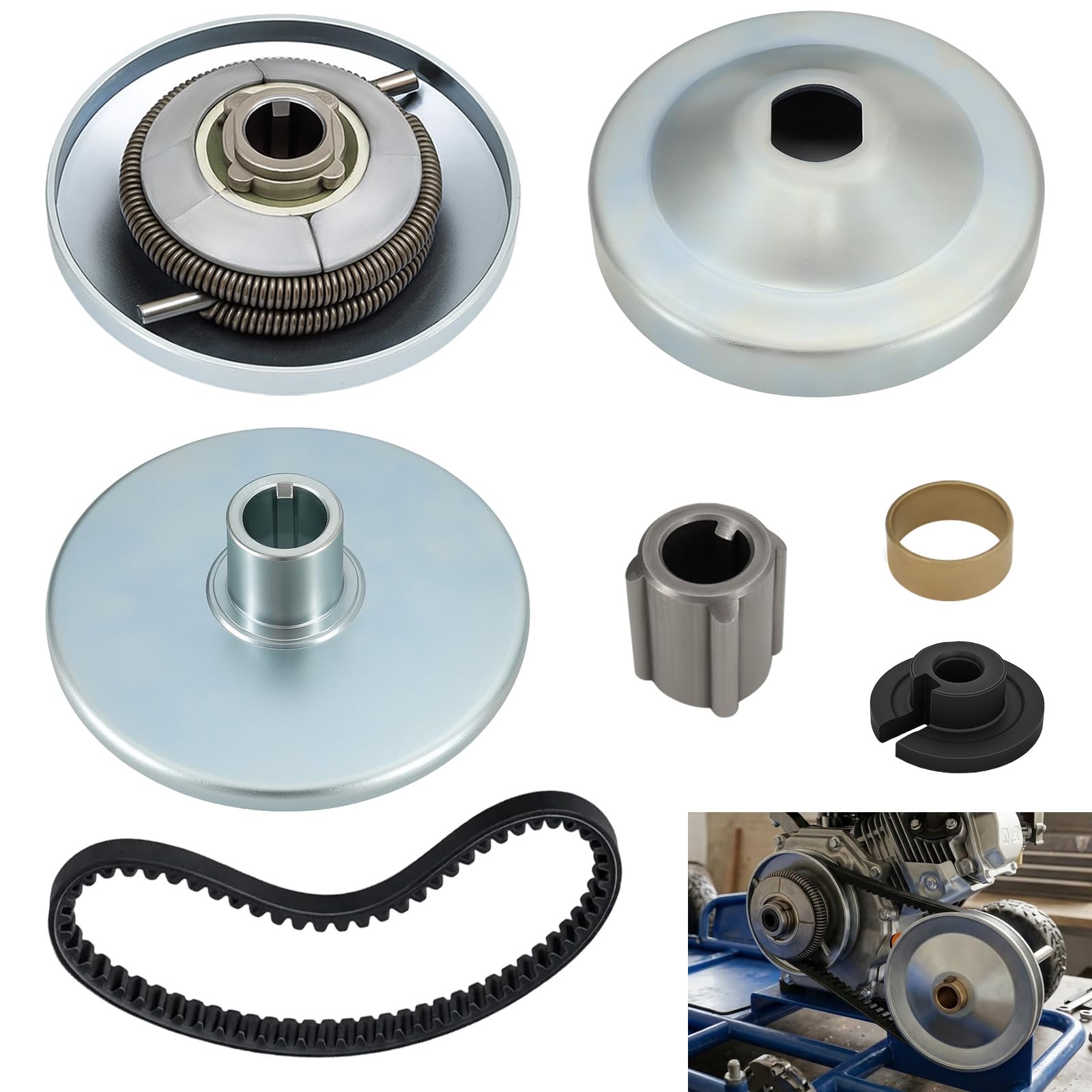 クロマグロ　カグラGT230F-130 Amazon.com: 30 Series Torque Converter Clutch, Go Kart Clutch 3/4